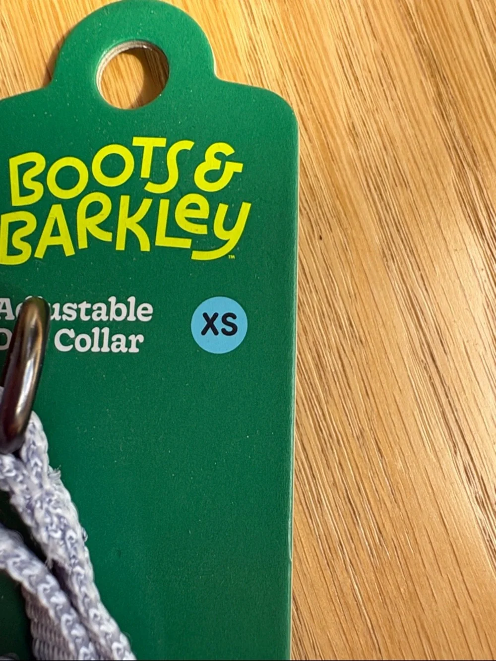 NWT Boots & Barkley Dog Collar Packaging Tag - Lavender XS